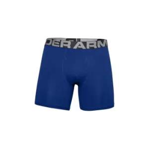 Image of Under Armour Cotton 6" Boxerjock 3pk Royal/Academy/Gray XL