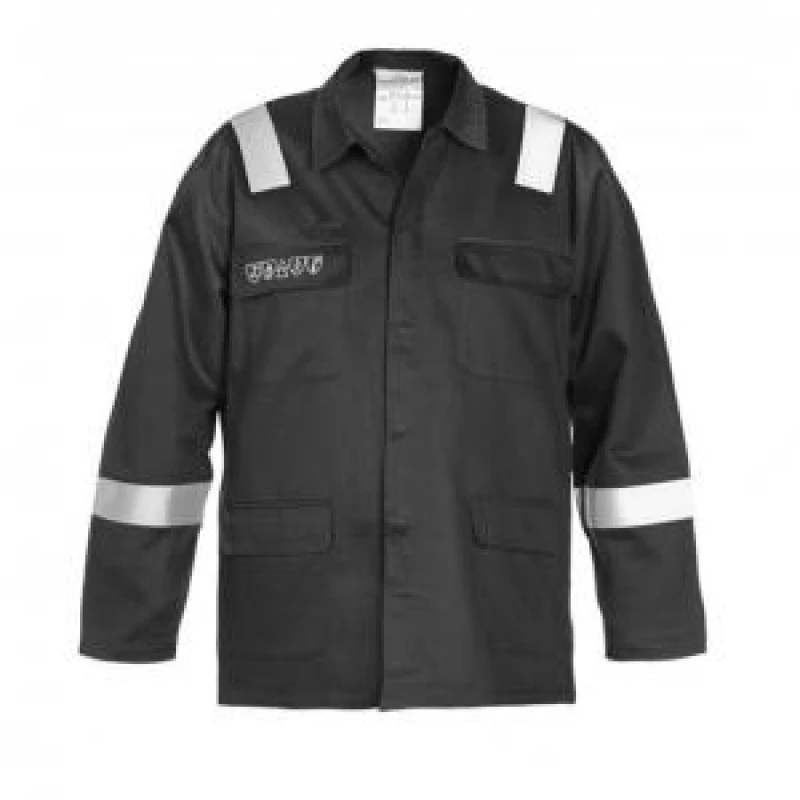 Image of Hydrowear Melk Multi Cvc Flame Retardant Anti - Static Jacket Black 36