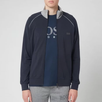 Image of Hugo Boss Mix and Match Zip Through Jacket Navy Size 2XL Men