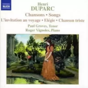 image of Henri Duparc - Songs for Tenor and Piano (Groves, Vignoles, Pulley) CD Album - Used