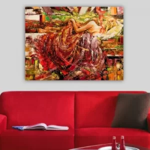Image of 42042493_70100 Multicolor Decorative Canvas Painting