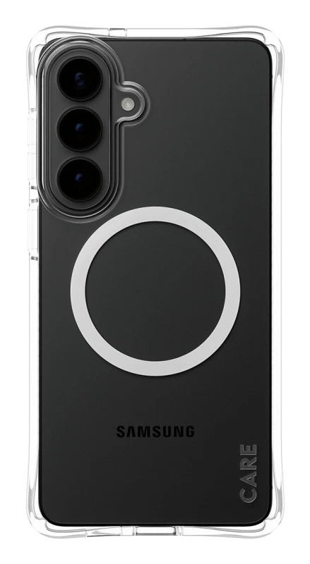 Image of PanzerGlass PanzerGlass CARE by Samba Case Transparent w. White Qi Samsung Galaxy S26+ CR51003