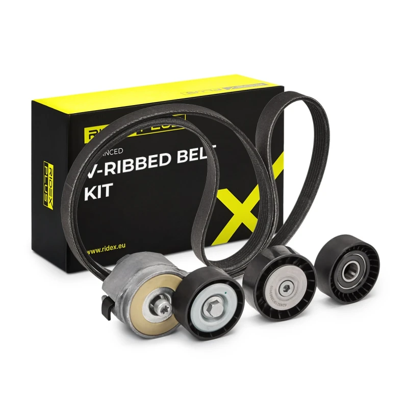 Image of RIDEX PLUS V-Ribbed Belt Set RIDEX PLUS 542R0163P