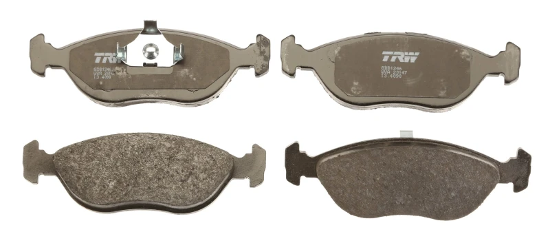 Image of TRW GDB1246 Brake pad set not prepared for wear warning indicator Brake Pad Set,disc brake (402)
