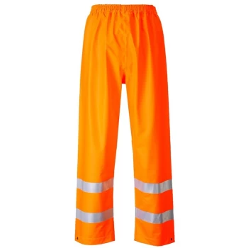 Image of Portwest - FR43ORRL - sz L Sealtex Flame Hi-Vis Trouser - Orange