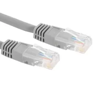 Image of Cables Direct Cat5e UTP Patch Cable (Grey) 0.5m