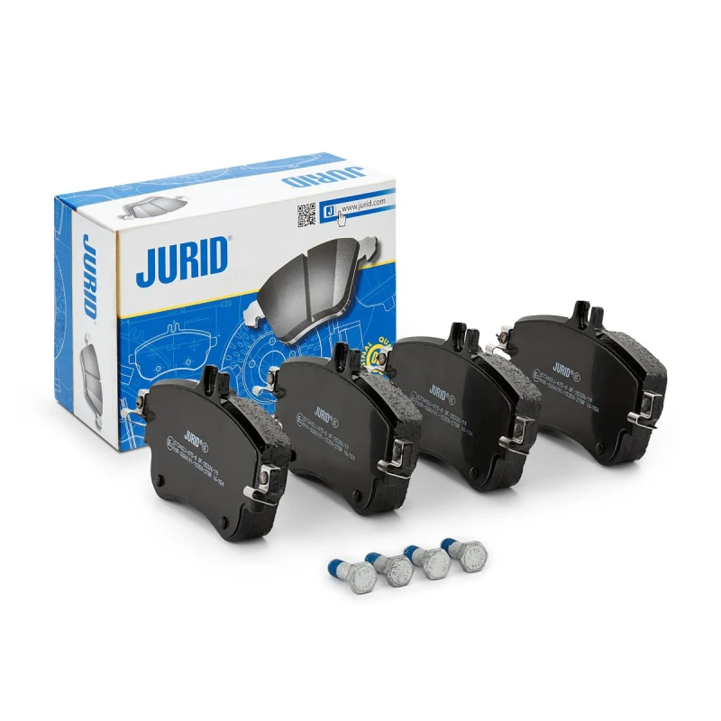 Image of JURID 573402J Brake pad set prepared for wear warning indicator Brake Pad Set,disc brake (402)