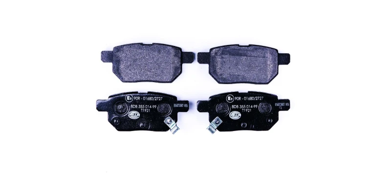 Image of HELLA Brake pad set HELLA 8DB 355 014-991
