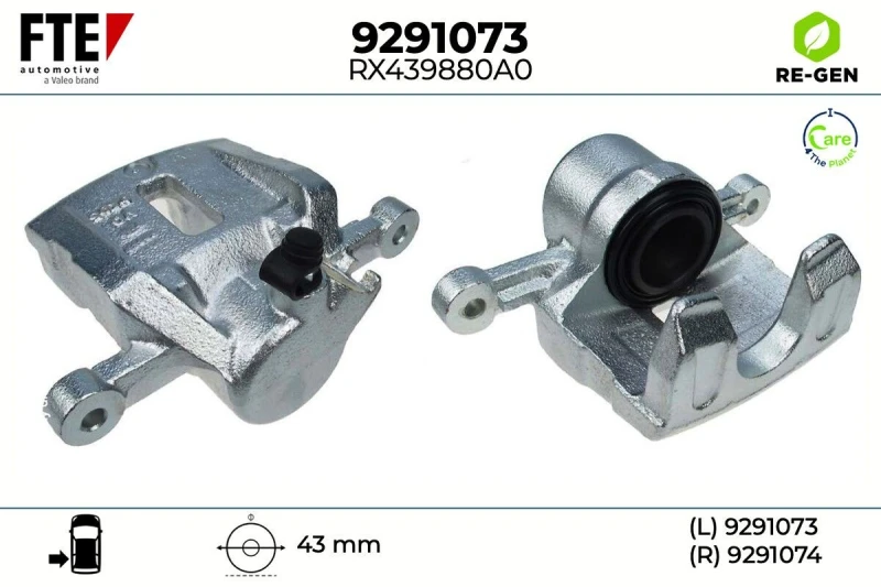 Image of Brake caliper FTE 9291073
