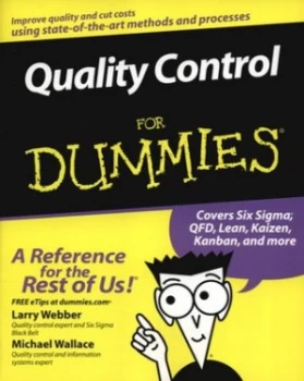 Image of Quality Control for Dummies by Larry Webber Book