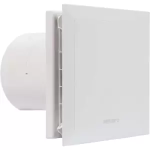 Image of Airflow QuietAir Extractor Fan 150mm Timer in White ABS
