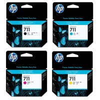 Image of HP 711 Black & Tri Colour Ink Cartridge