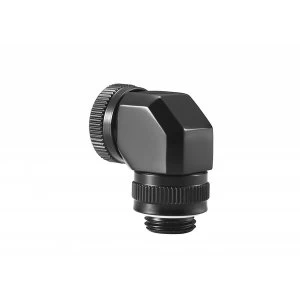 image of Phanteks 12mm Hard Tube Rotary Fitting 90 G14 Satin Black