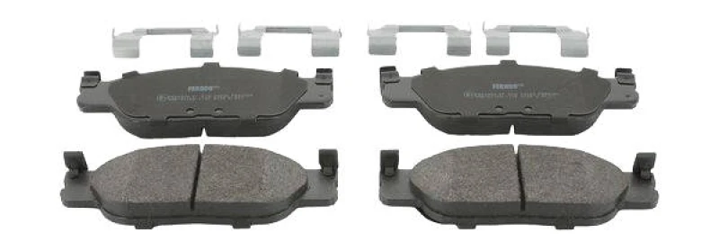 Image of FERODO FDB4389 Brake pad set not prepared for wear warning indicator, with accessories, with brake caliper screws Brake Pad Set,disc brake (402)