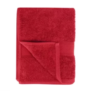 image of Victoria London Egyptian Cotton Towels 500GSM Hand Towel Red