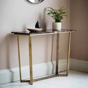 Image of Gallery Interiors Emperor Console Table Marble