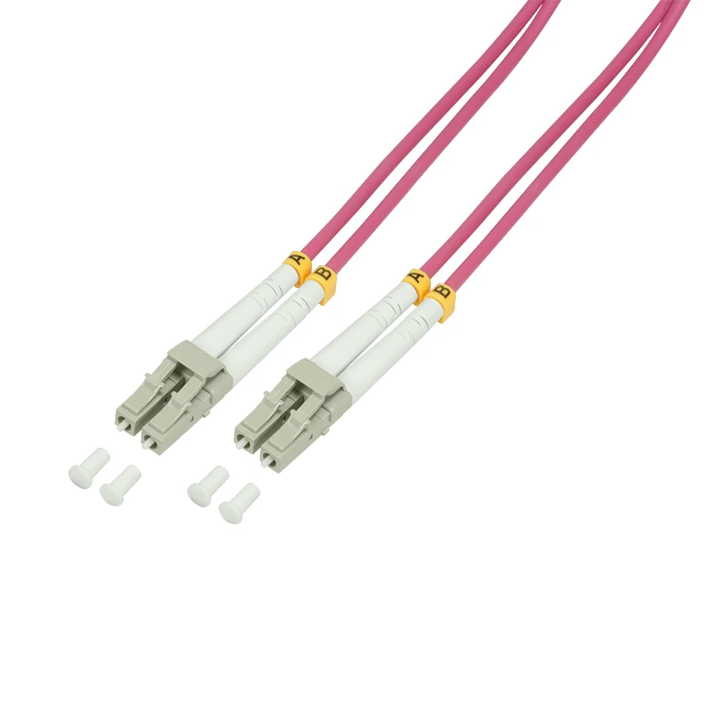 Image of LogiLink 0.5m. LC - LC InfiniBand/fibre optic cable Violet