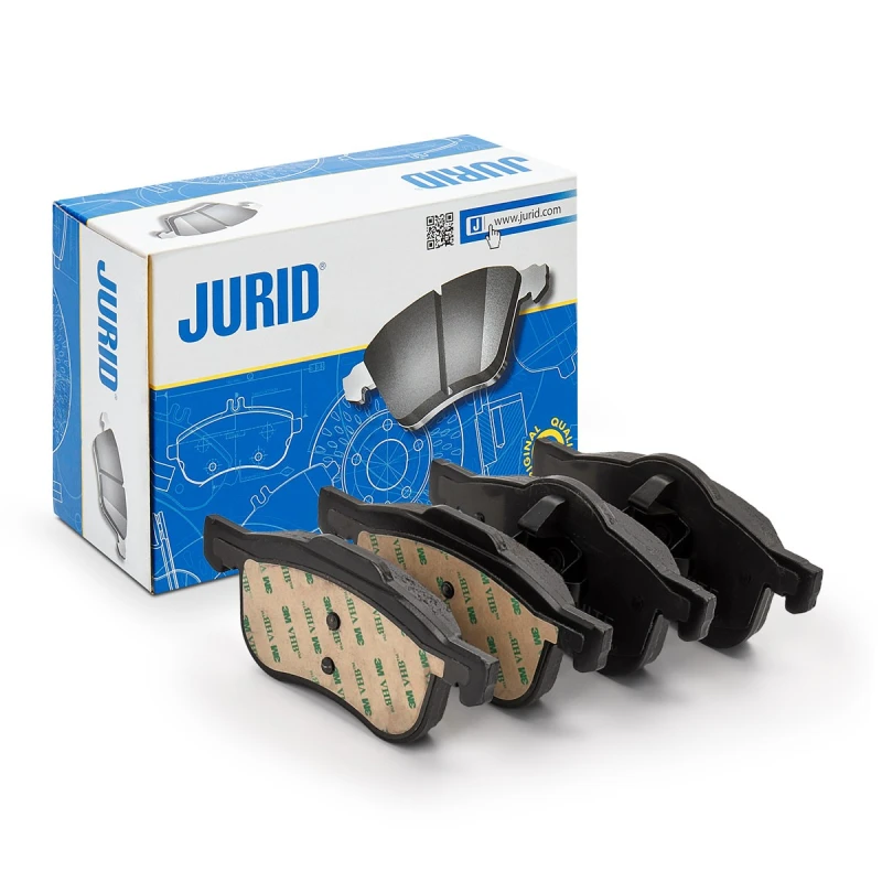 Image of JURID 573003JC Brake pad set not prepared for wear warning indicator, PREMIER Ceramic Brake Pad Set,disc brake (402)