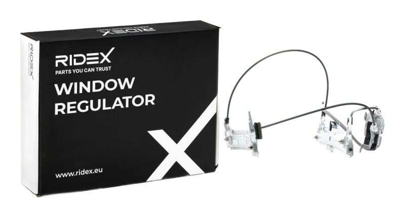 Image of RIDEX 1561W0263 Window regulator Right Front, Operating Mode: Electric, with electric motor Window Winder (1561)