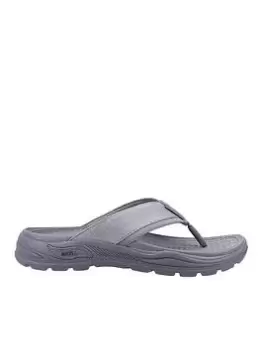 Image of Skechers 204345 - Arch Fit Motley Sd - Dolano Sandle, Charcoal, Size 11, Men