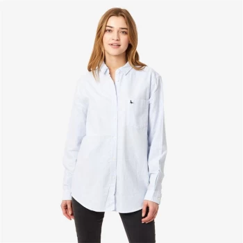 image of Jack Wills Homefore Stripe Classic Shirt - Sky Blue