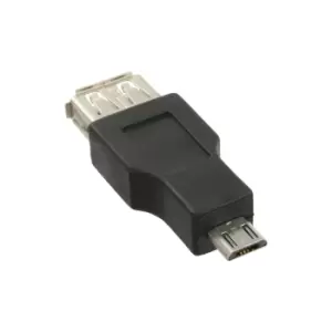 image of InLine Micro USB Adapter Micro-B male / USB A female