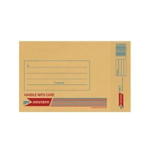 image of GoSecure Bubble Lined Envelope Size 3 140 x 195mm Gold Pack of 100