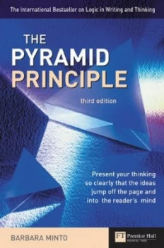 Image of The Pyramid Principle by Barbara Minto Hardback