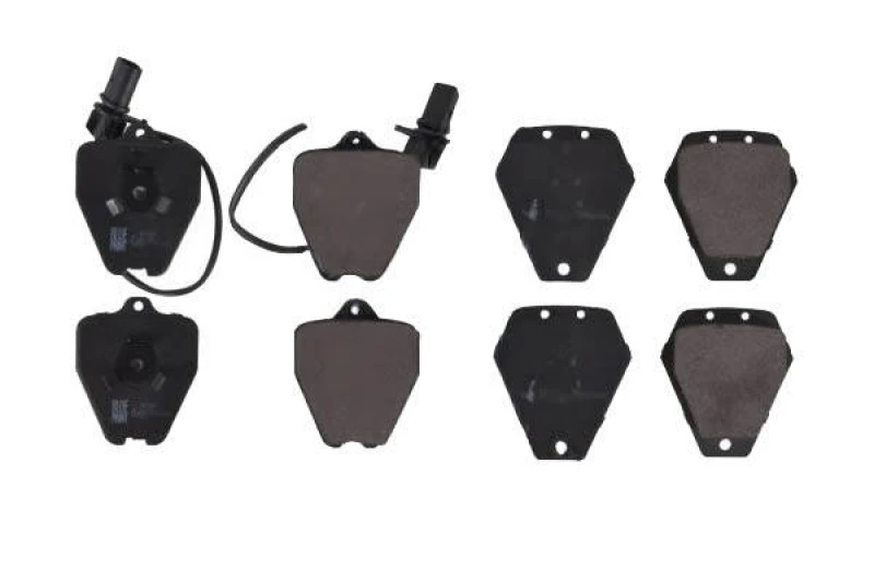 Image of Blue PRINT ADV184288 Brake pad set Front Axle, incl. wear warning contact, with bolts/screws Brake Pad Set,disc brake (402)