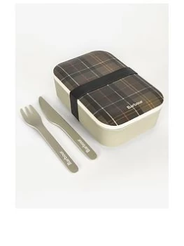 Barbour Barbour Bamboo Lunch Box & Cutlery -classic Tartan, Multi