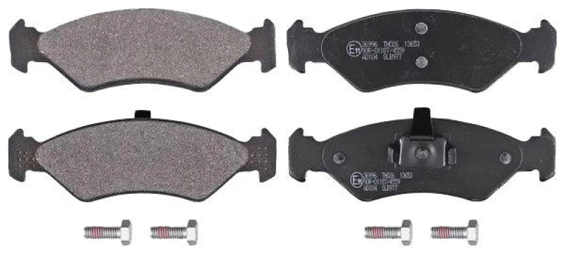 Image of A.B.S. 36996 Brake pad set without integrated wear sensor Brake Pad Set,disc brake (402)