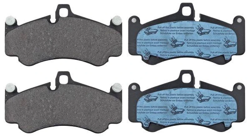 Image of A.B.S. 37572 Brake pad set prepared for wear warning indicator Brake Pad Set,disc brake (402)