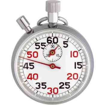 image of TFA 38.1022 Mechanical Stopwatch - Chrome Plated Metal