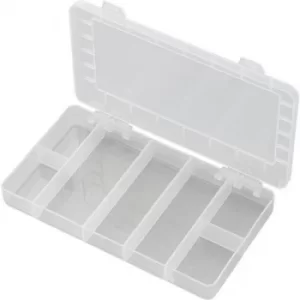 image of TRU COMPONENTS PP07-01 Assortment box (L x W x H) 192 x 110 x 24mm No. of compartments: 7 fixed compartments