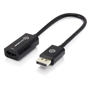 image of ALOGIC 20cm DisplayPort to HDMI Adapter (Male to Female); Compatible with all major brands like HP, Dell, Lenovo, Toshiba,...