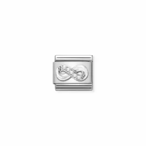 Image of Nomination 330304/41 Composable CL SYMBOLS Steel Cubic Jewellery