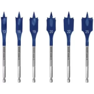 Image of Bosch Accessories 2608900333 Wood fraise set 13 mm, 16 mm, 19 mm, 20 mm, 22 mm, 25mm Hex shank 6 pc(s)