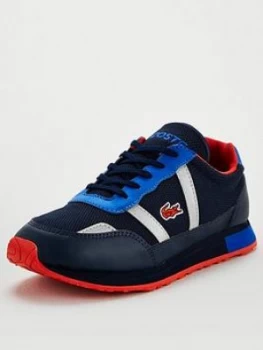 Lacoste Partner 120 Lace Up Trainers - Navy/Blue