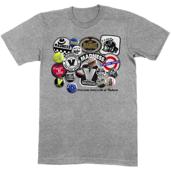 Image of Madness - Everyone Loves A Bit? Unisex X-Large T-Shirt - Grey