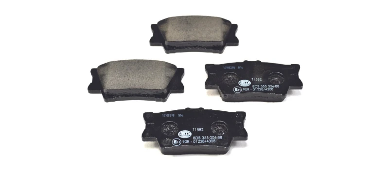 Image of HELLA Brake pad set HELLA 8DB 355 006-881