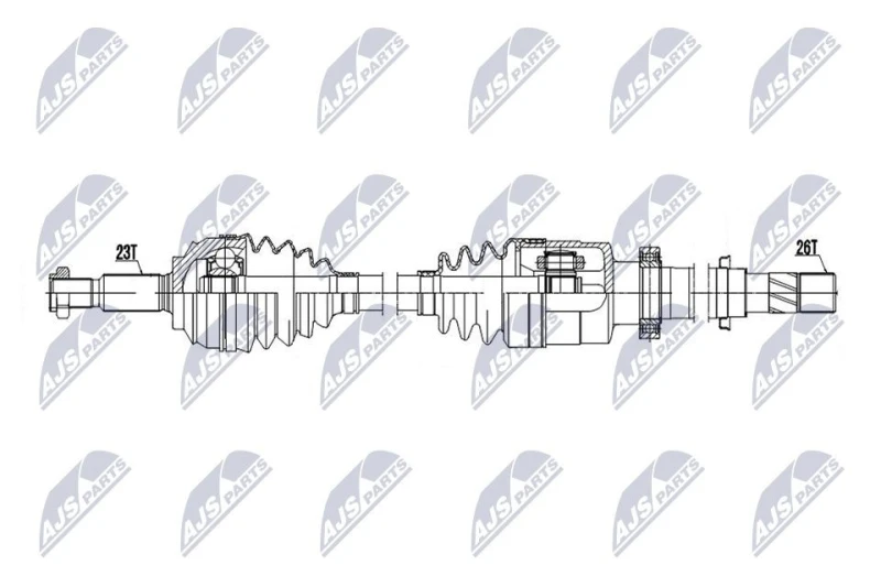 Image of NTY Drive shaft NTY NPW-RE-244