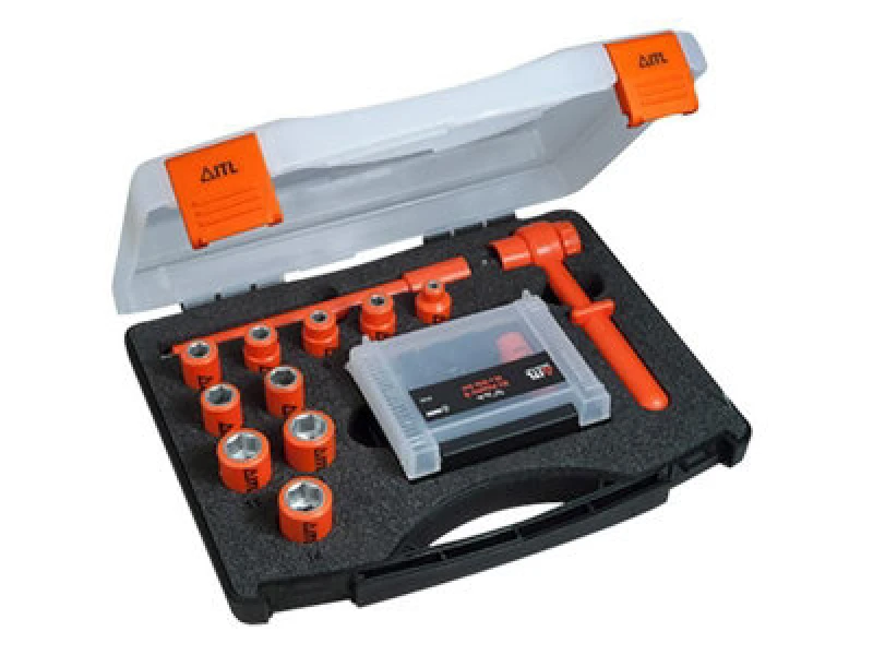 Image of ITL 24 Piece 1/4" Drive Insulated Bi Hexagon Socket Set 03097 Drive: 1/4"