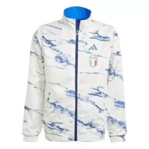 Image of adidas Italy Anthem Jacket Kids - Blue