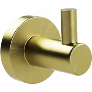 image of Miller Bond Brushed Brass Robe Hook