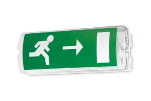 Image of JCC 7W Maintained Self-Test Emergency Exit Bulkhead IP65 with 4 Legends - JC50313