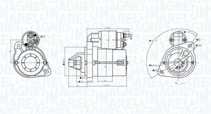 Image of MAGNETI MARELLI Alternator MAGNETI MARELLI 063731508010