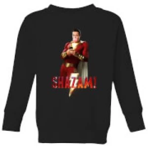 image of Shazam Bubble Gum Kids Sweatshirt - Black - 11-12 Years