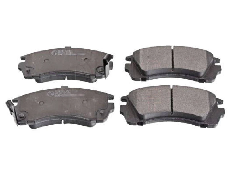 Image of Blue PRINT ADN14245 Brake pad set Front Axle, with acoustic wear warning Brake Pad Set,disc brake (402)