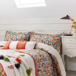 image of Joules Bunbury Floral Double Duvet Cover Set, Multi