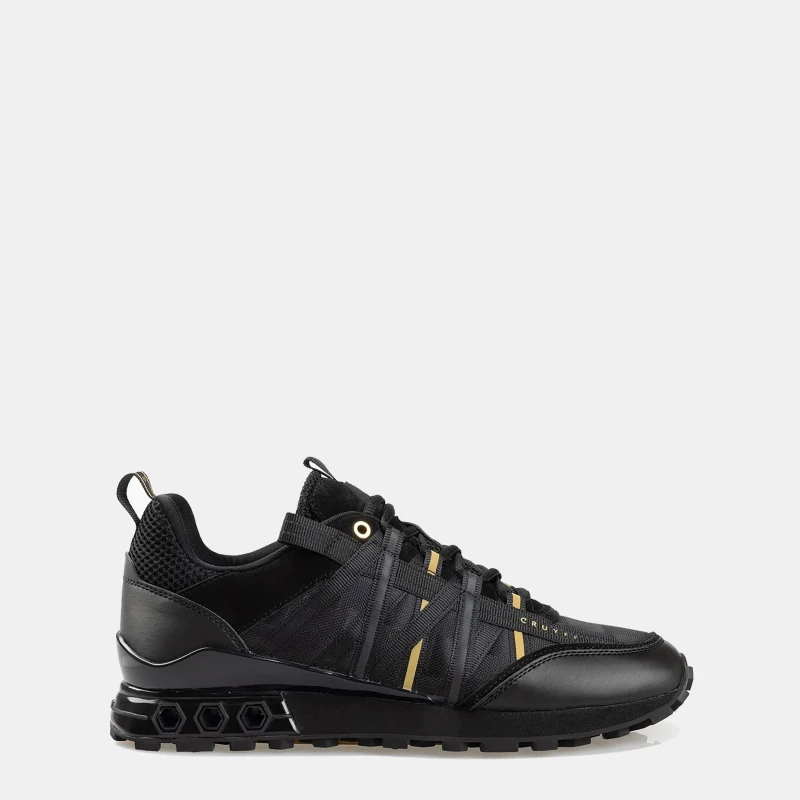 Image of Cruyff Fearia Hex-Tech Trainers Low Trainers UK 6 Black 01446103260
